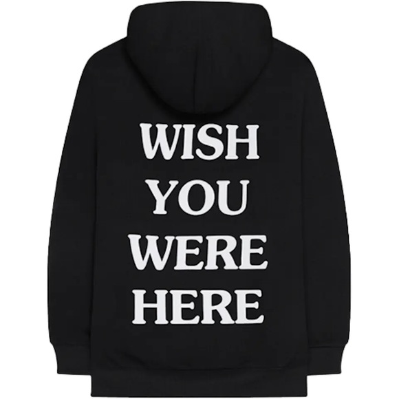🔥 Travis Scott Astroworld Wish You Were Here Hoodie Black Medium - Picture 2 of 8